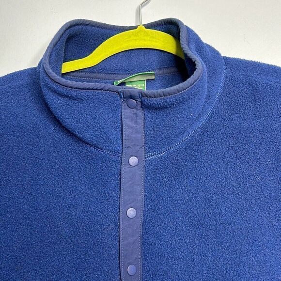 LL Bean Men’s XL Blue Pullover Fleece Sweater Tall - Picture 3 of 4